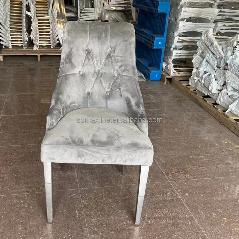 Modern Dining Chairs Home Velvet Wedding Leisure Restaurant Hotel Chairs