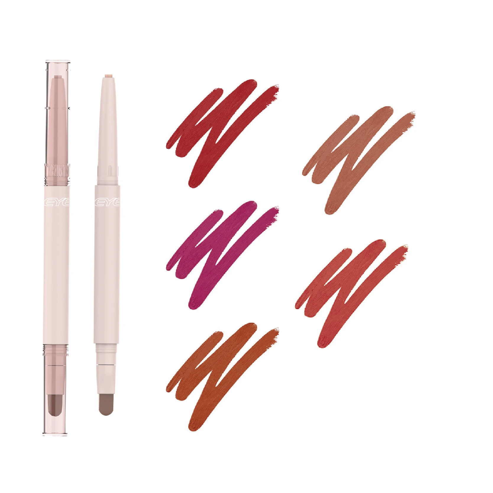 Оптовая продажа, многохромовая гладкая Водонепроницаемая веганская твист-ап стойкая кремовая бархатная матовая лайнер