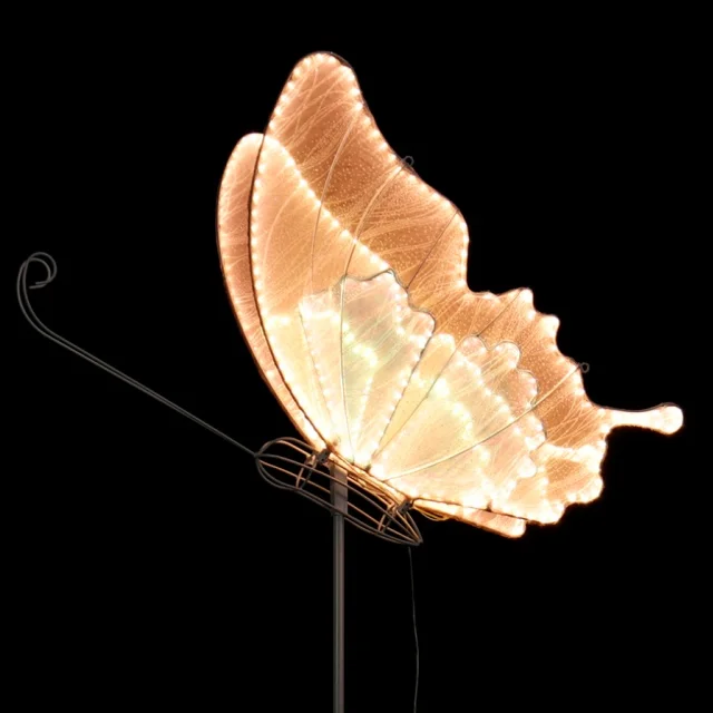 Luxury Butterfly Table Lamp for Hotel Living Room Crystal LED Decorations for Weddings