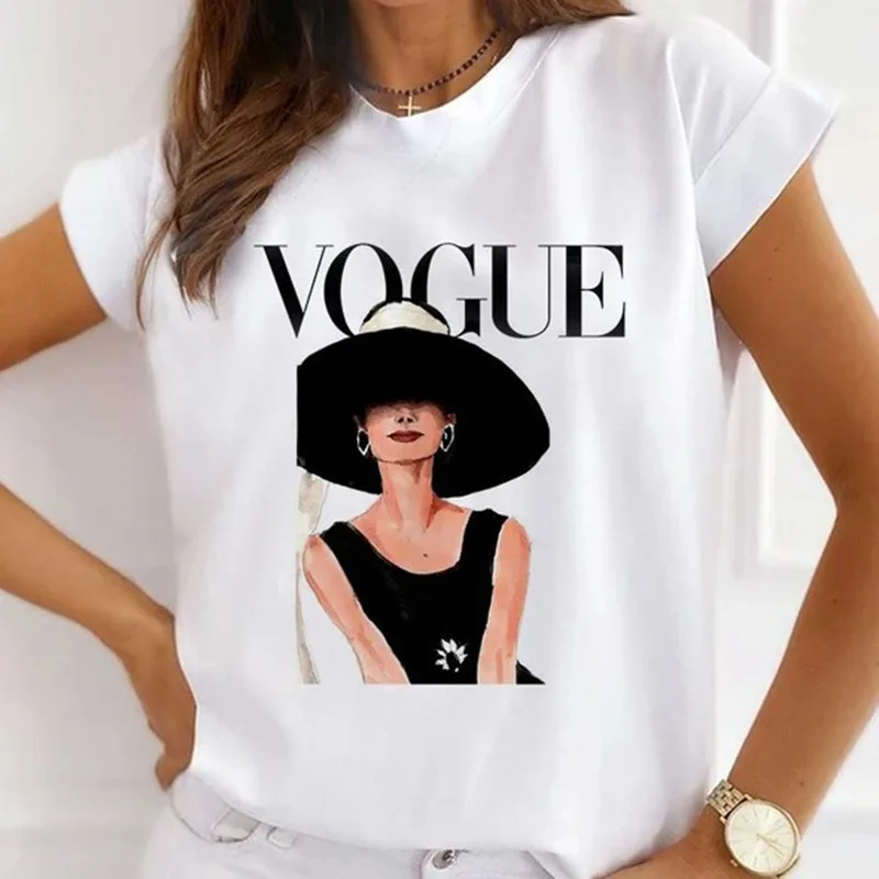 
Fashion princess T-shirt print female grunge ulzzang cartoon funny blouse shirt 90s graphic clothes fashion girl 