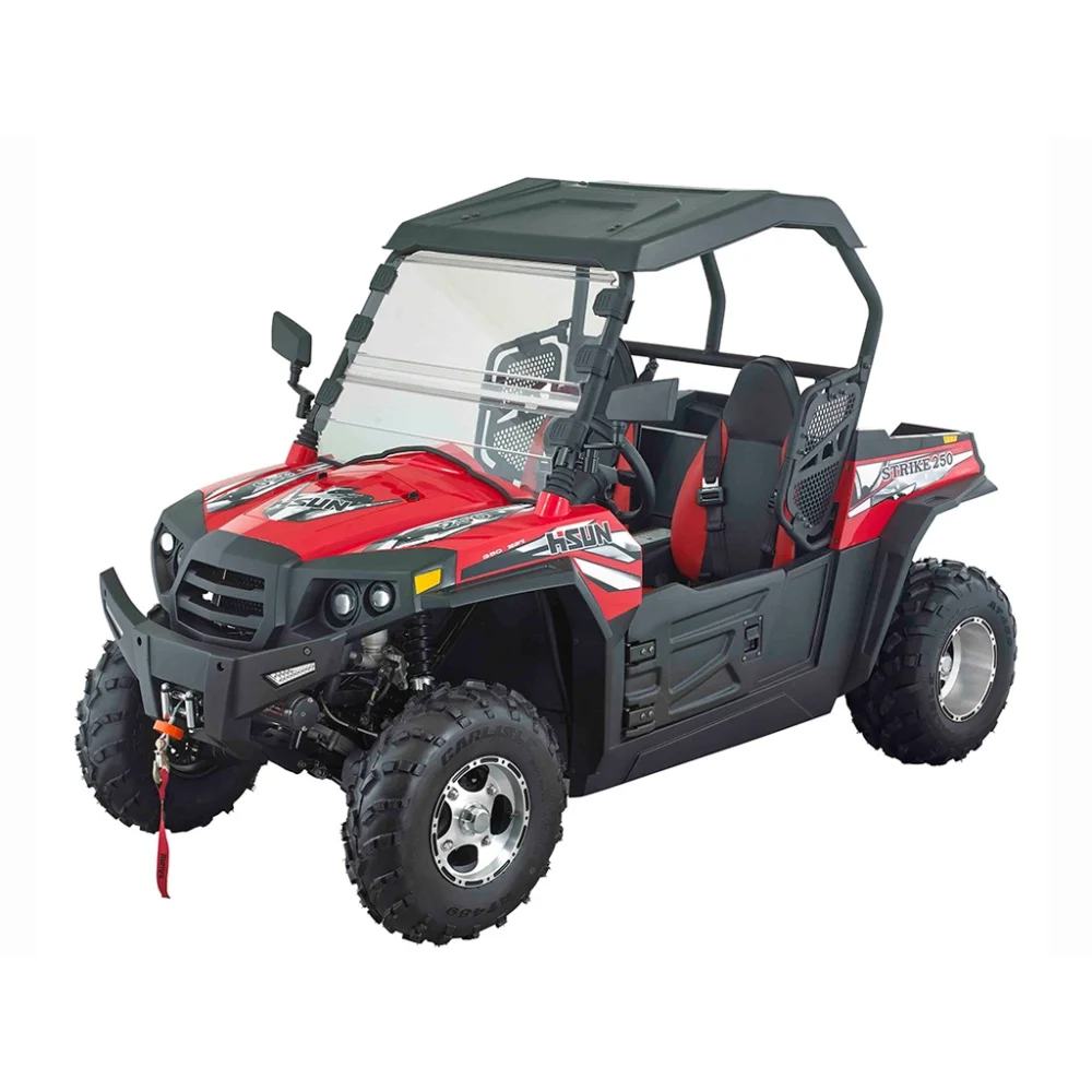 HISUN Quad 250cc/500cc Gas Engine Powered Automatic 4X4 UTV Buggy Off Road C Wholesale Force AWD Australia Quadricycle 4WD