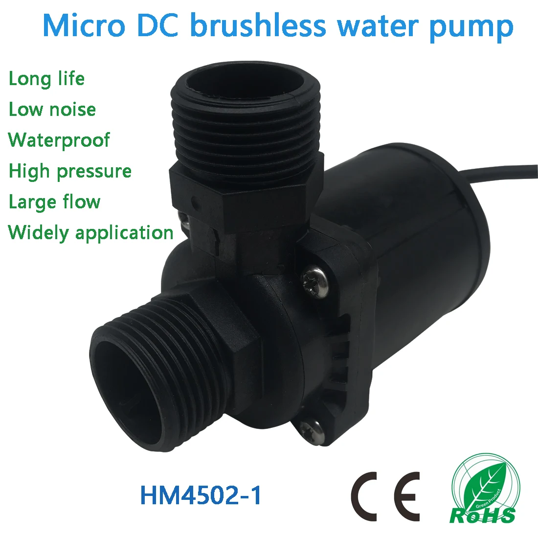 High quality high pressure 10M  large flowrate 2400L/H micro dc brushless water cooling pump for medical treatment device