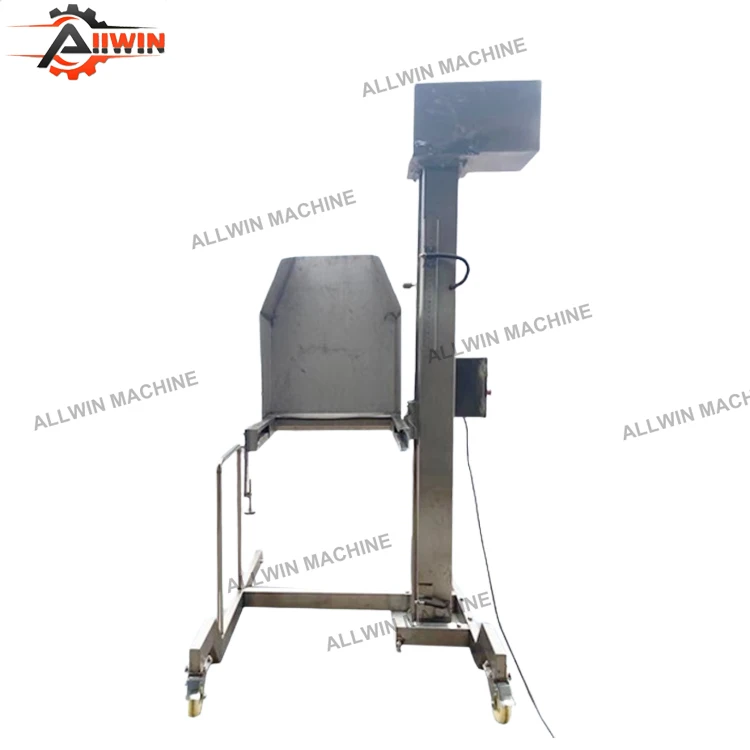 200L Meat Silo Stainless Steel Bucket Elevator for Industrial Meat Processing Plant