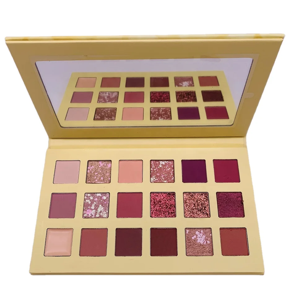 
cheap high quality beauty makeup vender price fall no logo nude custom eyeshadow palette 