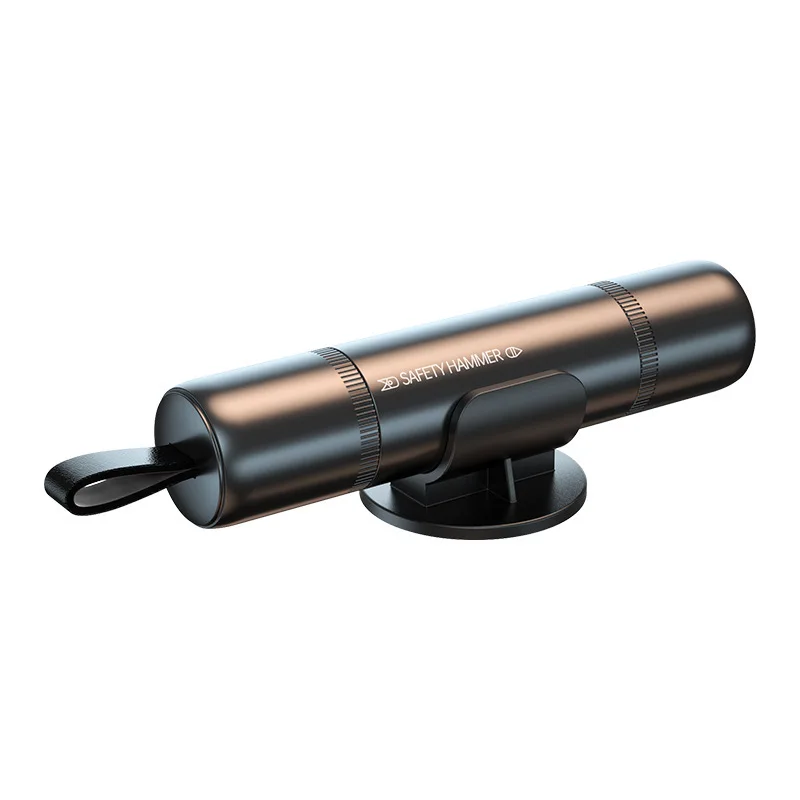 RTS Multifunctional Aluminum Alloy Car Emergency Tool Car Safety Hammer Window Cut Seat Belt Knife