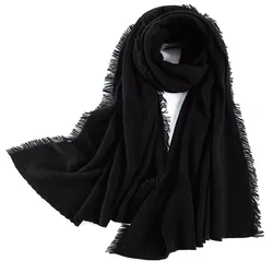 Fashion Versatile 100% Cashmere Scarf Ladies Warm Large Shawl Designer Winter Scarves
