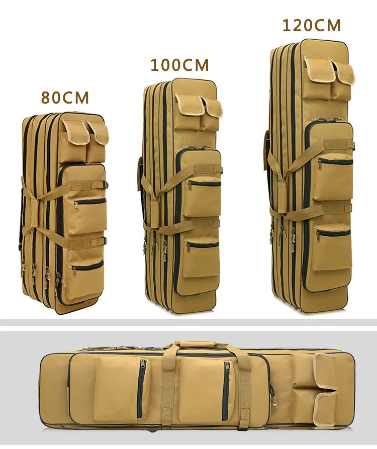 1.2 M 1 M FISHING ROD PACK THREE LAYER WATERPROOF DOUBLE SHOULDER FISHING SEA ROD FISHING TACKLE PACK