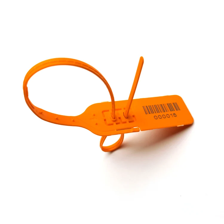 400mm Metal Insert Truck Container Plastic Padlock Seal Double Lock Security Seal