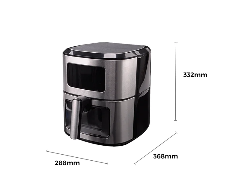 Freidora De Aire Inteligente Fritadeira Eletrica Small Mini 220V Oil-Free Air Frier Digital 6L Smart Wifi Air Fryer