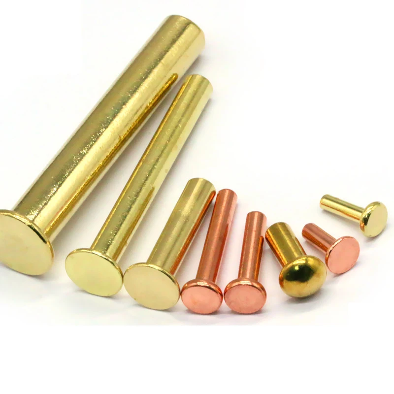 Customized Semi-Hollow Stainless Steel and Popular Brass Copper Rivets