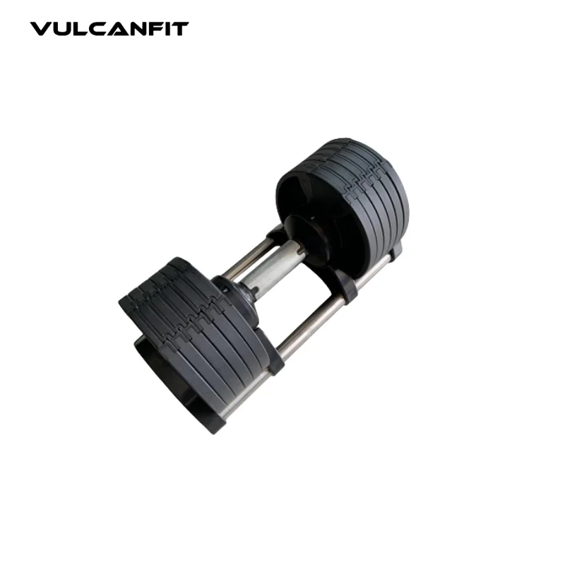 Quick lock 5 lb increments adjustable dumbbell