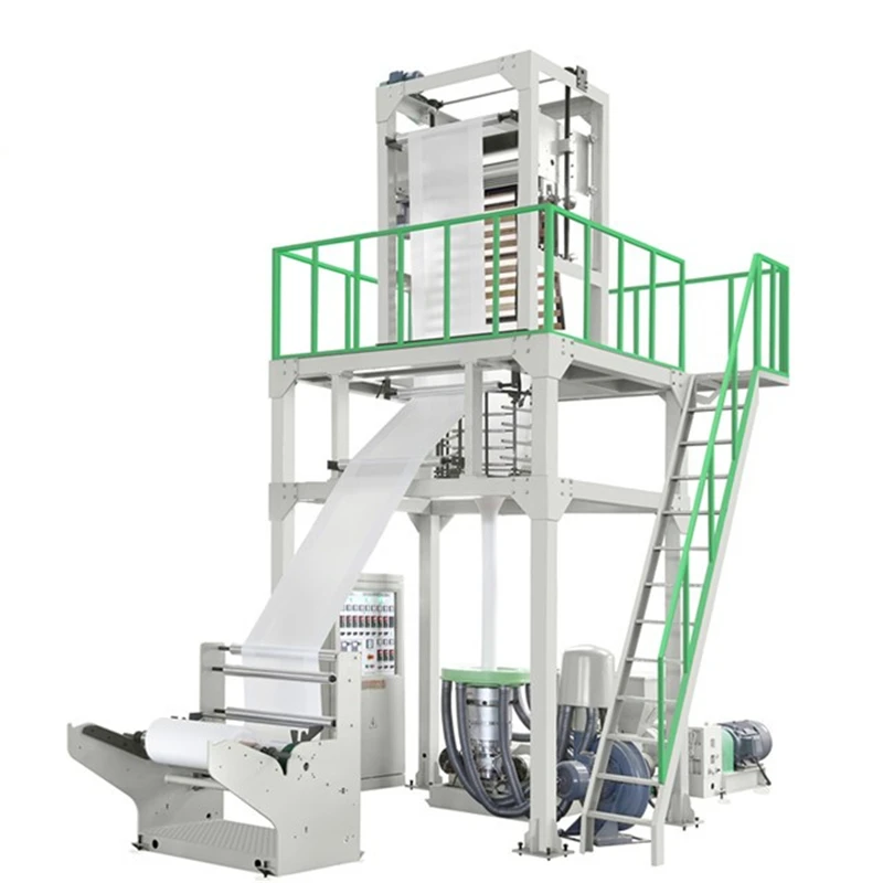 Factory sales aba plastic HDPE LDPE film extruder blowing machine three-layer Co-extrusion film blown machine cheap price