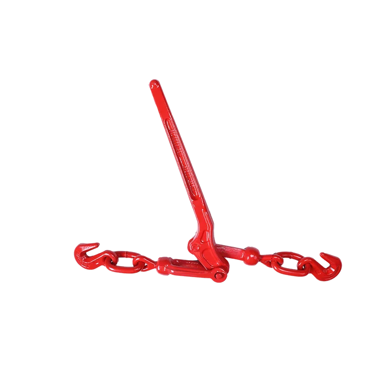 G70 Chain Lever Rigging Hardware Forged Folding Ratchet Load Binder With Grab Hook