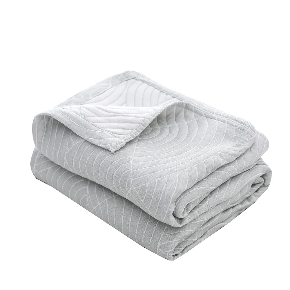 Custom family solid colour jacquard Indian silk and bamboo quilt bedding set