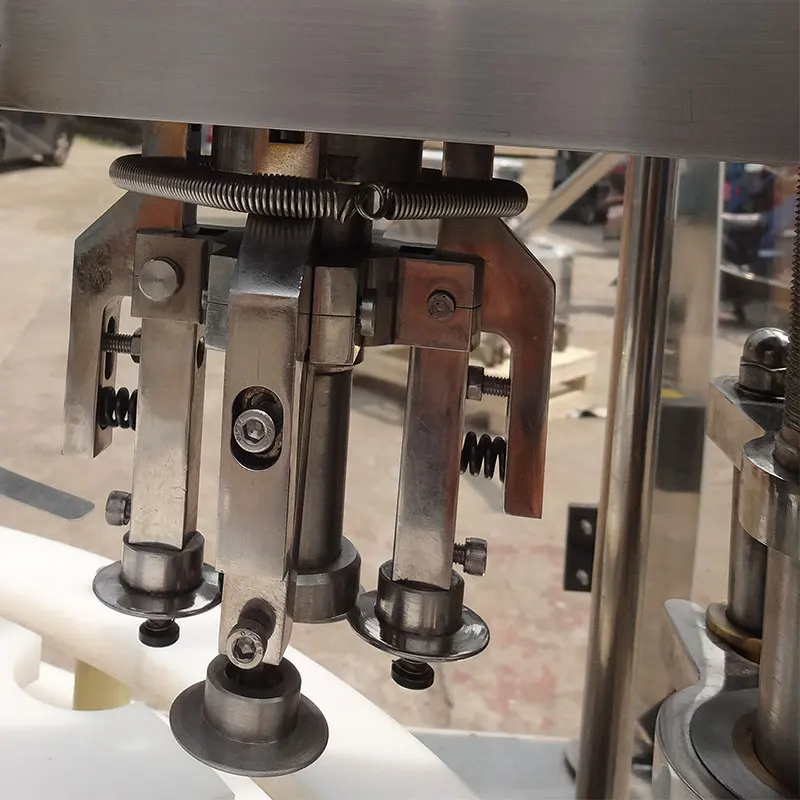 Автоматический 500 мл упаковщик стеклянных банок горячий соус фруктовый джем наполнение укупорочная машина