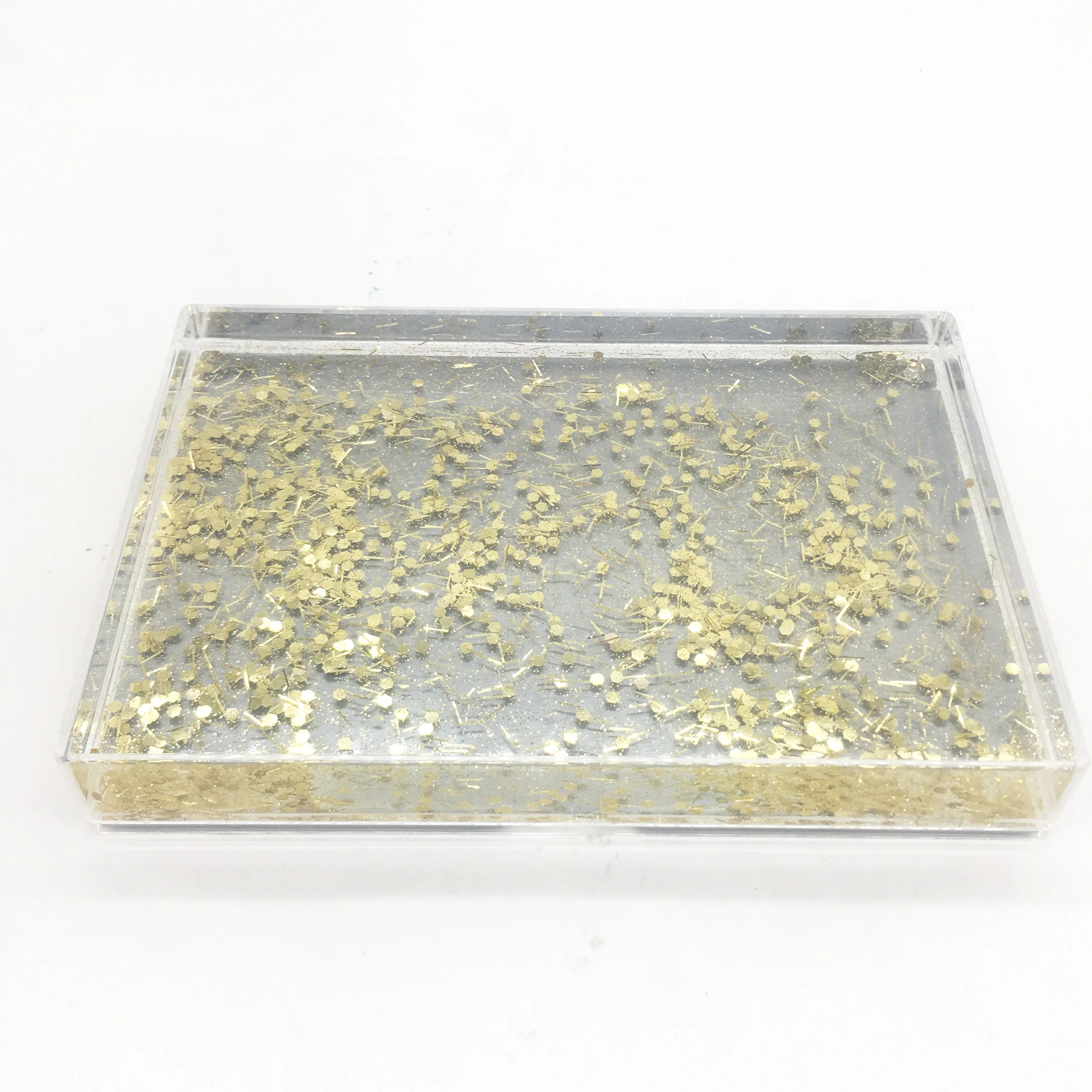 High Quality Custom Plastic Liquid Filled Photo Frames Wholesale Floating Acrylic Block