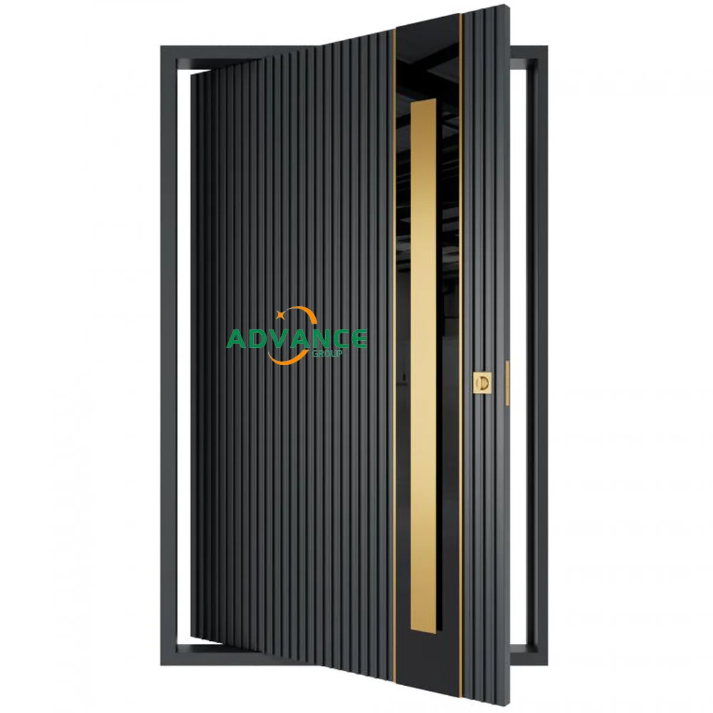 Cheap Price Main Entrance Luxury Steel Door Home Front Iron Metal House Security Exterior Metal Doors