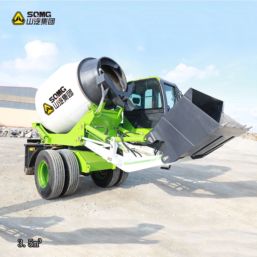 Chinese Factory 2.6m3 3.5m3 4m3 New Mobile Self Loading Concrete Mixer Truck