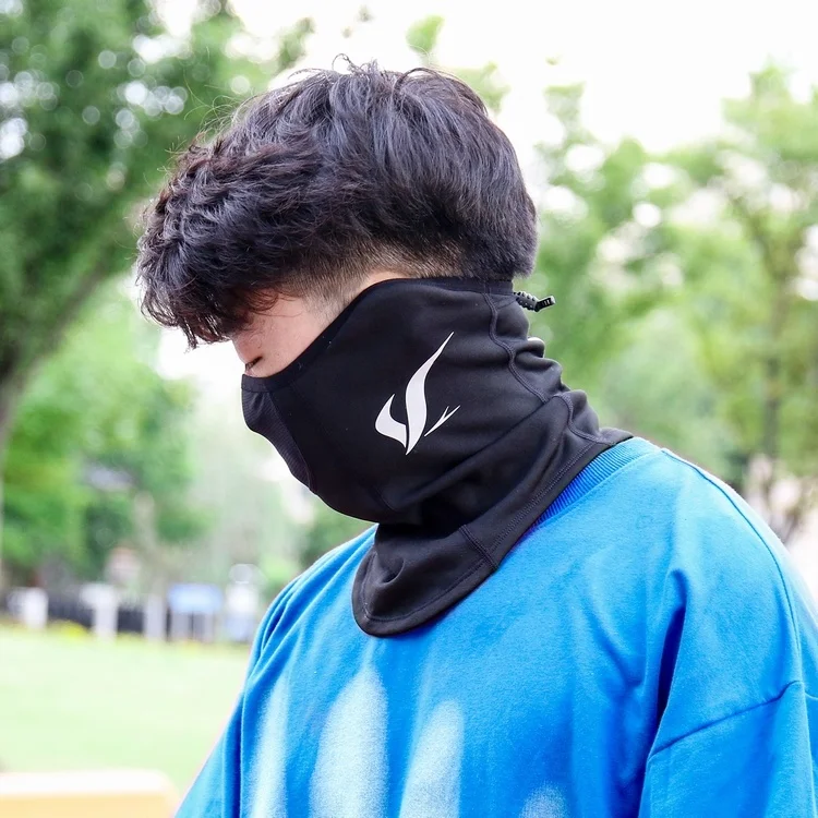 FLYING TERN Wind-Resistant Soft Fleece Men Women Neck Face Scarf Cycling Tube Bandana Bicycle Half Balaclava