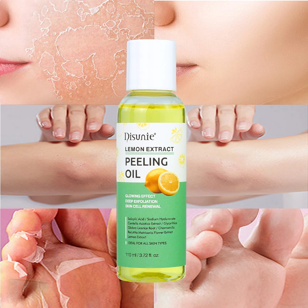 Hot Selling Strong Peeling Body Oil For Skin Glow With Centella Asiatica For Exfoliate Dead Skin Remover Glowing Skin Products