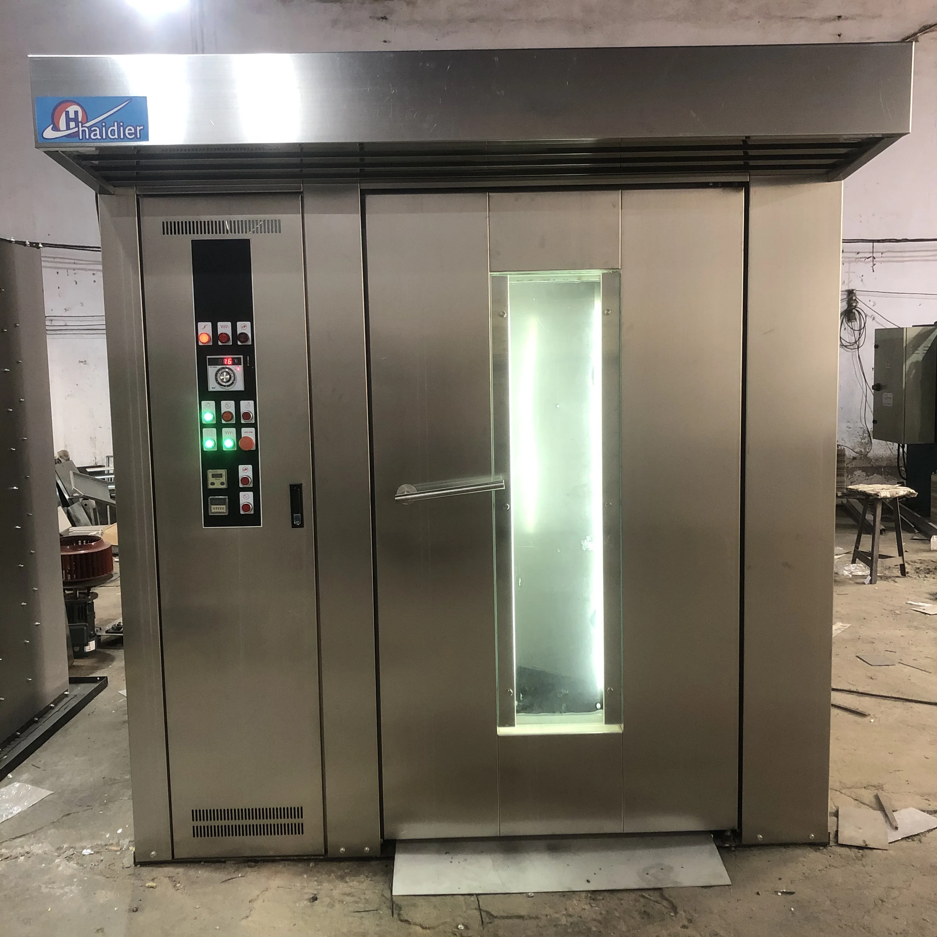 wholesale bakery equipment gas burner big rotary rack oven for sale used machine china supplier