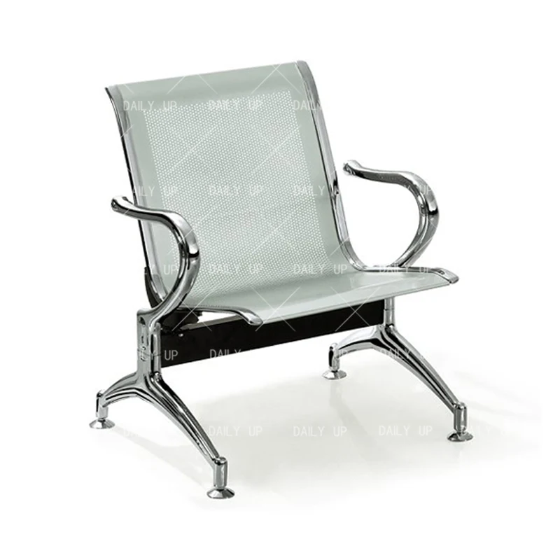 Public Seating Bench with Arm Metal Hospital Chairs for Patients Bus Station Waiting Chairs