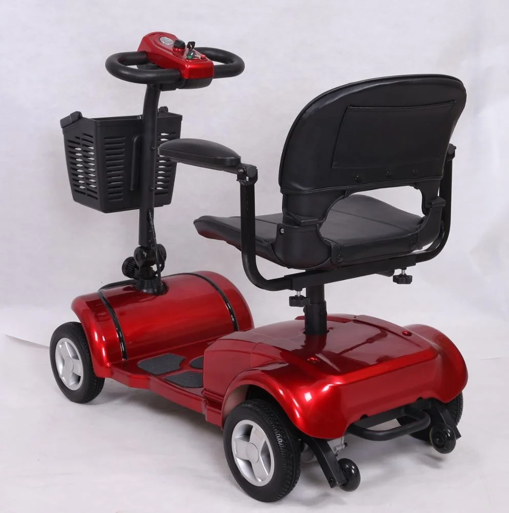 electric mobility scooter with four wheels