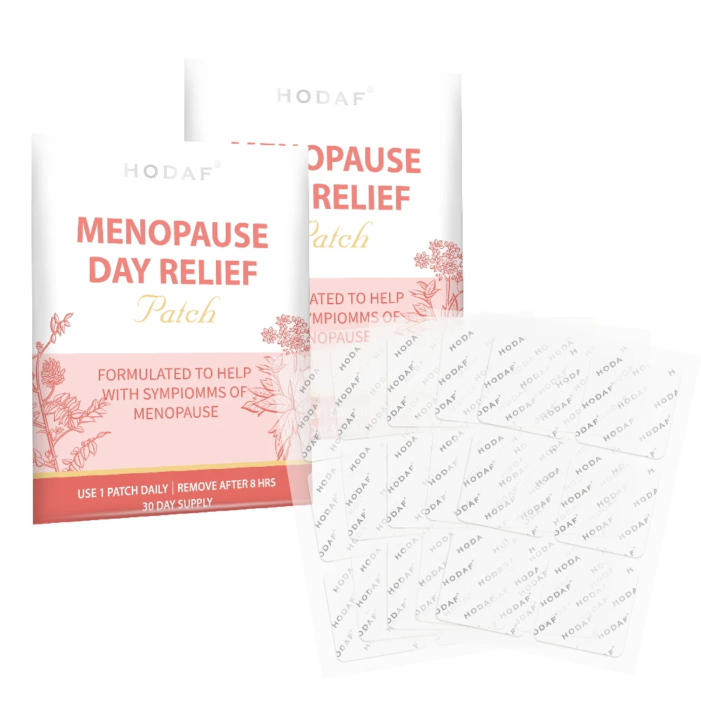HODAF Natural Helps Relieve Hot Flashes Exhaustion Irritability Menopause Relief Patch