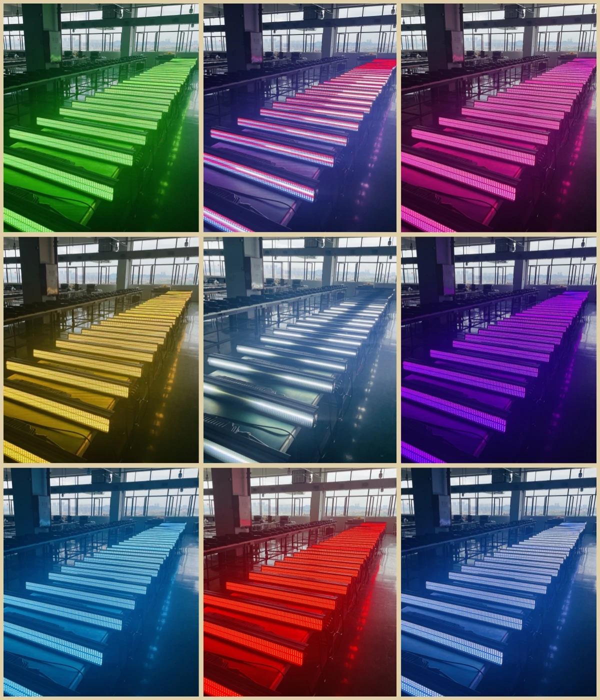 RGBW DMX512 Wall Washer IP65 Waterproof Led Wash Pixel Bar Outdoor Strobe Stage Lights for Music Show