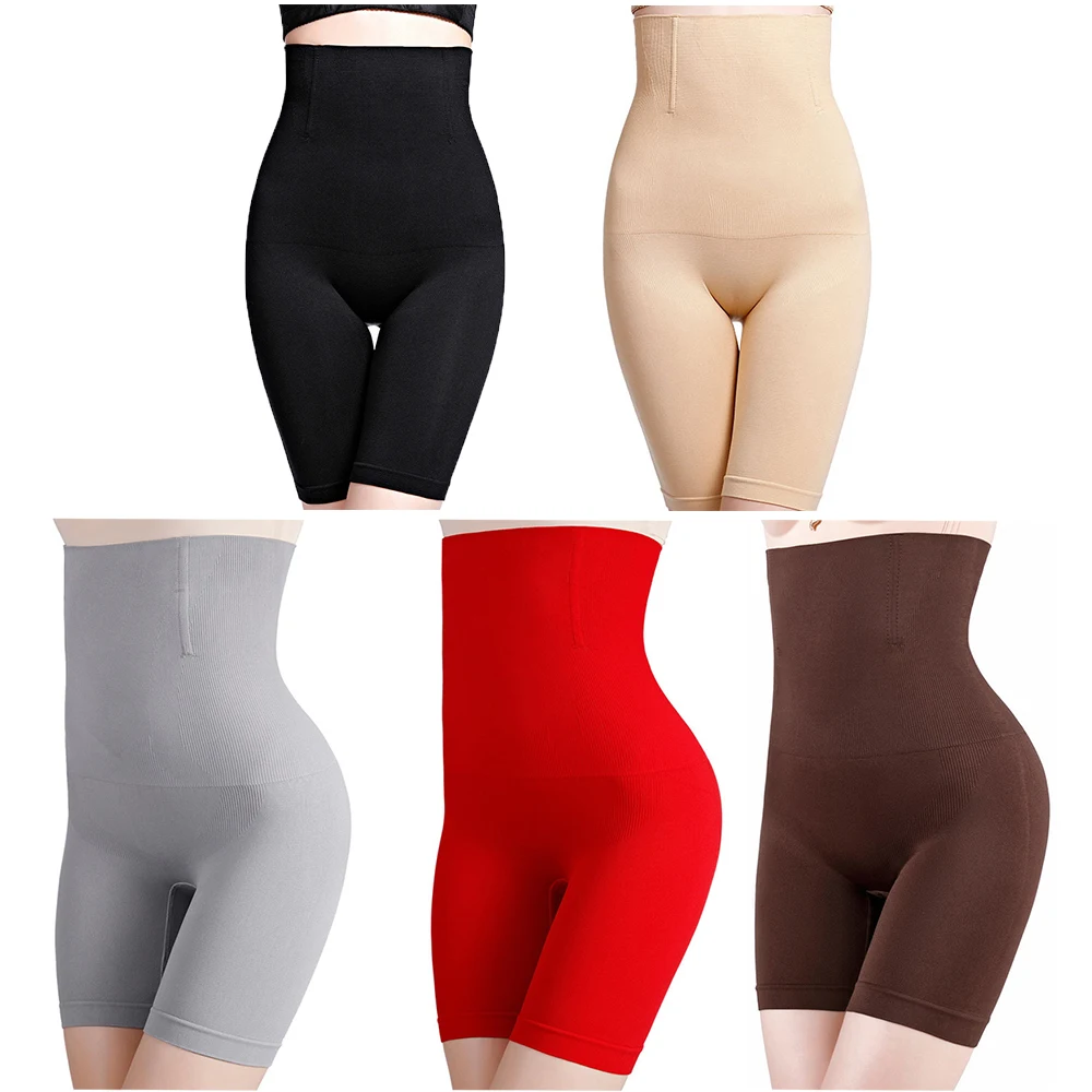 Wholesale Seamless High Waist Mid-thigh Shorts Slimming Belly Fat Tummy Control Body Shaper Women Shapewear