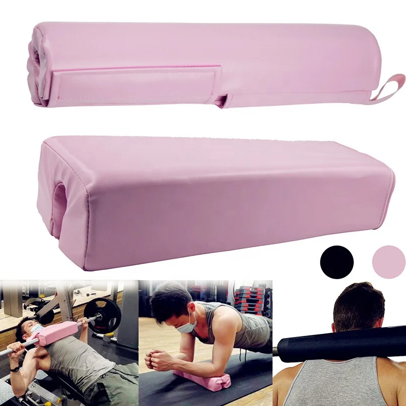 2021 New Multifunctional Square Shape Barbell Pad for Bench Press Hip Thrust Barbell Balance Plank Mat Rest Pillow