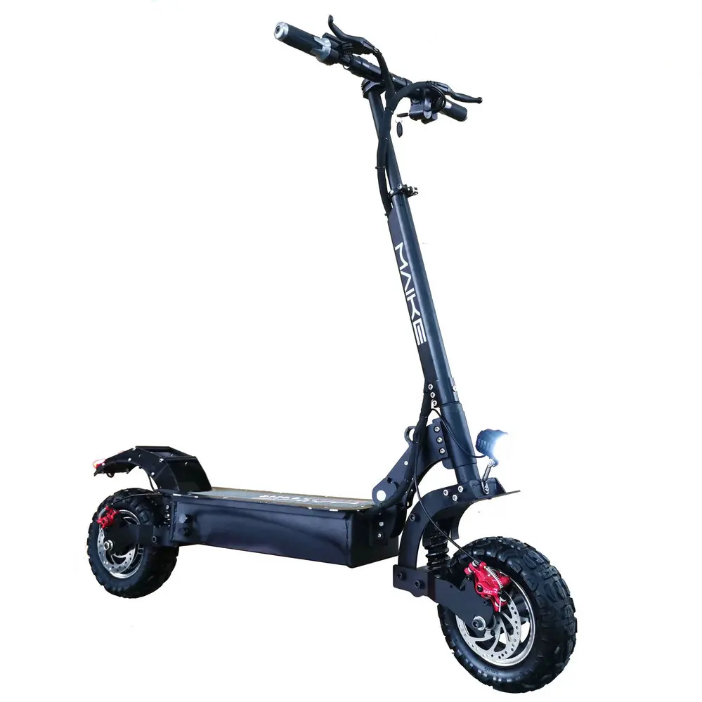 Maike MK4 1200W 40ah 130KM Dual motor foldable electric scooter with seat dropshippinig adult wholesale off road e-scooters fast