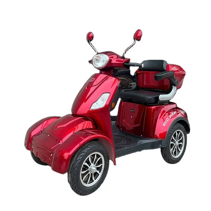Removable lithium battery four wheels electric bike scooter for adult Max speed 25km/h 1000W 60V20AH Lead acid Mobility Scooter