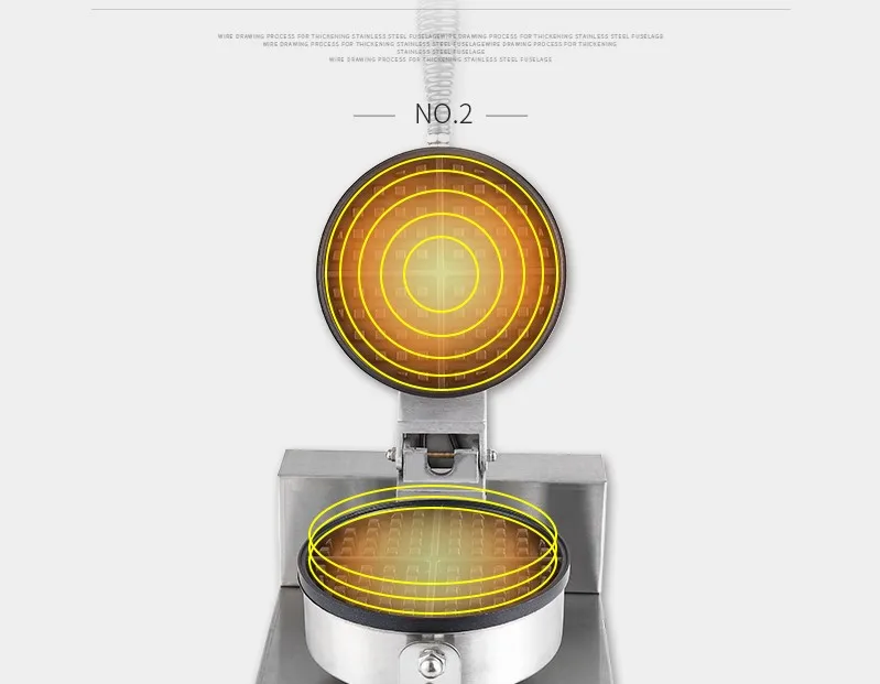 Factory customized stick machine electric belgian  automatic fish waffle maker