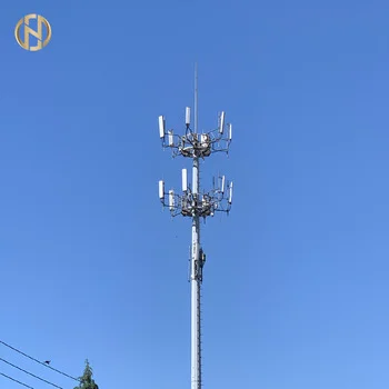  FT Monopole Telecom Tower Telephone Gsm Television Pole