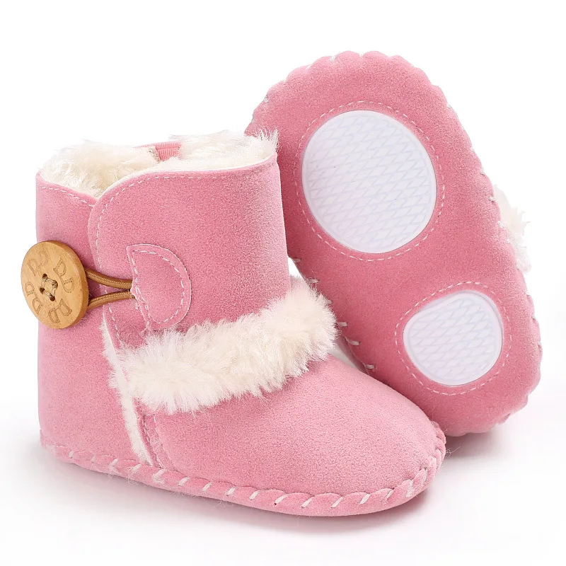 Детская обувь, зимняя хлопковая детская обувь, мягкая подошва, бархатные зимние сапоги