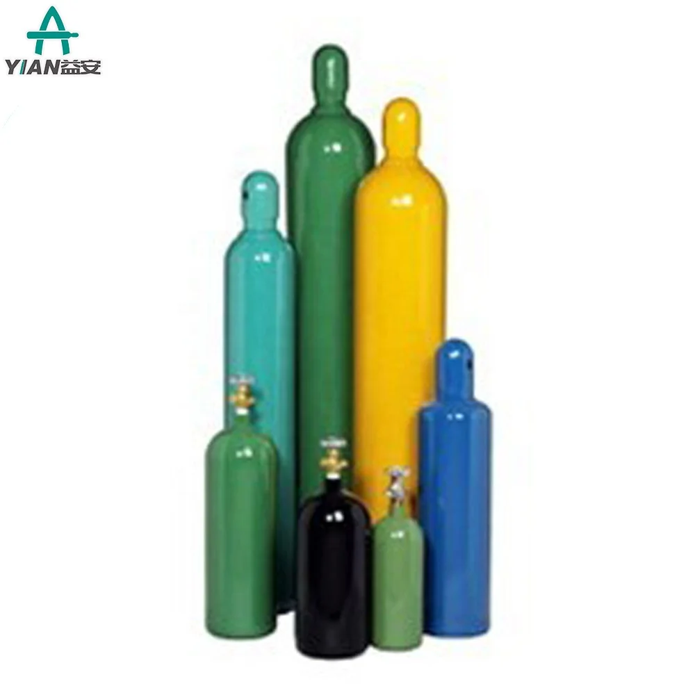 Wholesale Empty 8l 10l 15l 20l 40l 47l 50l 68l Oxygen/Nitrogen Bottle Price Seamless Cylinder Argon CO2 Mix