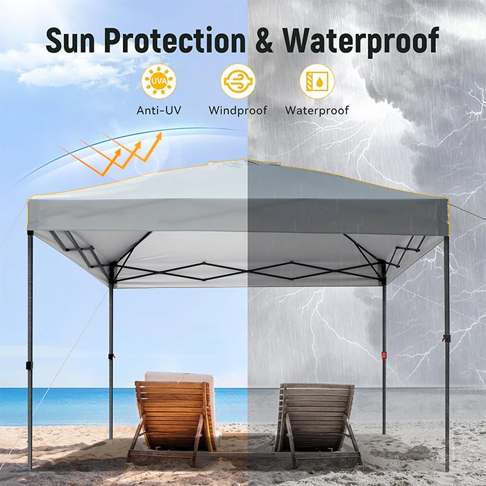 Wholesales Gazebos Promotional Trade Show Four Leg Pop Up Wedding Party Outdoor Tents Camping Canopy Tent 10x10ft for Events