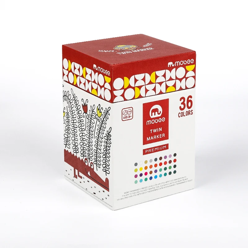 Multicolor 36pcs/set art marker Factory Wholesale supply double point marker alcohol-Based dual tip twin marker for painting