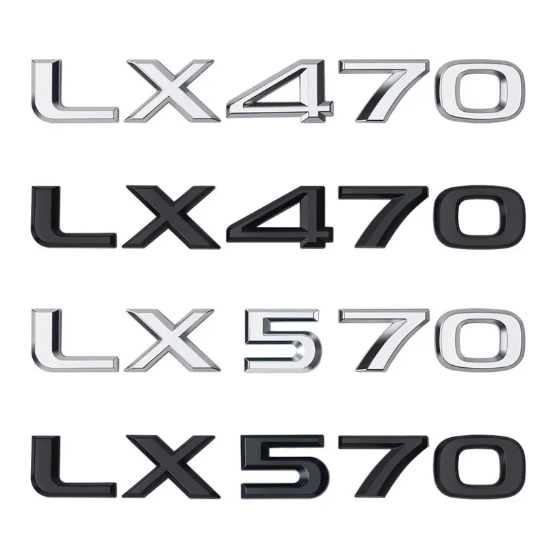 LX470 LC500h LS400 LS500h RX350 RX450hL NX200t LM300h UX250h IS300 CT ES trunk label car sticker for Lexus rear tail refit decal