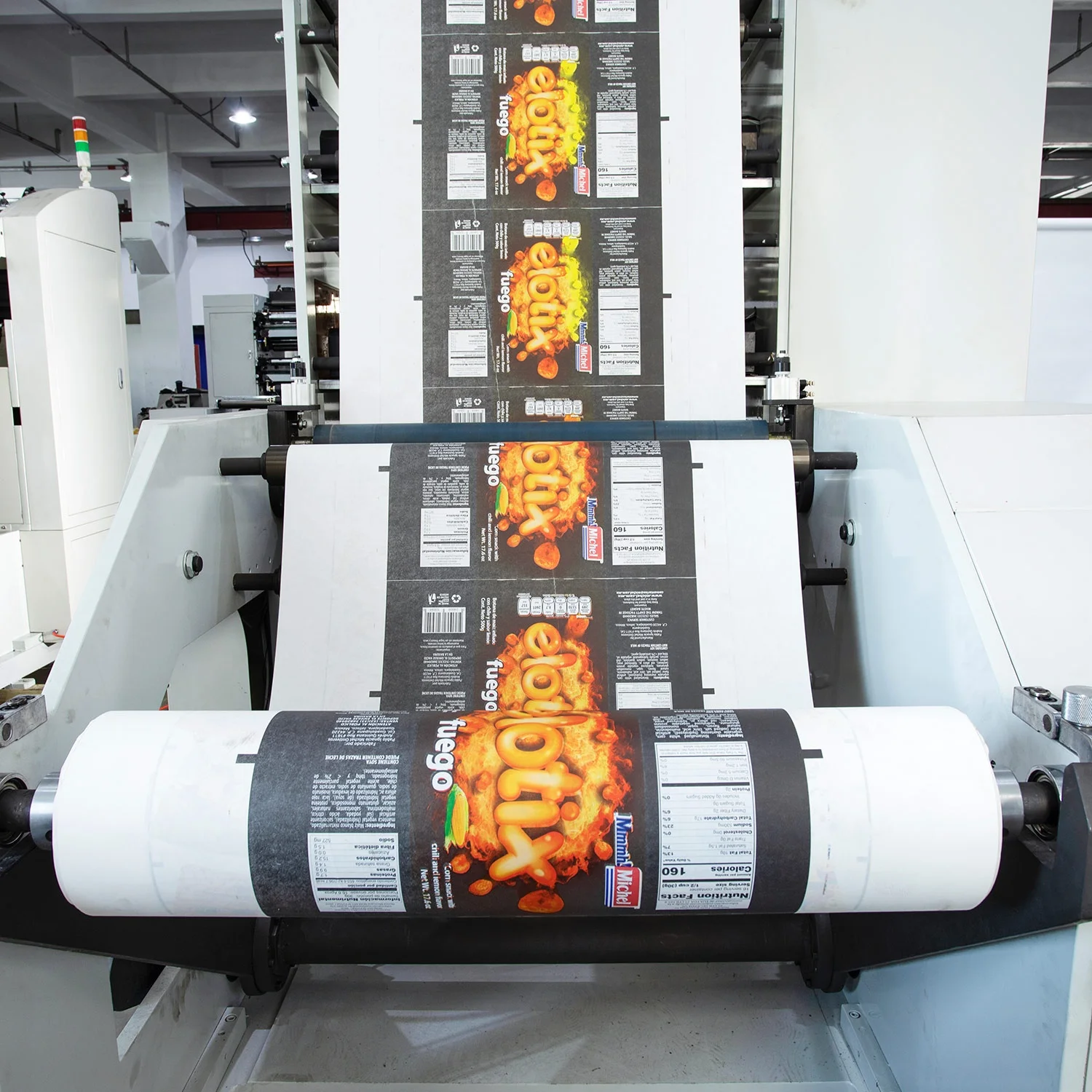 320 flexo narrow web stacker type 6 color roll to roll label printing machine with rotary die cutting and sheet