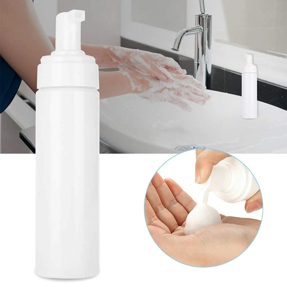 Factory popular foam cleanser bottle foaming pump 100ml PET liquid hand soap foam pump bottle
