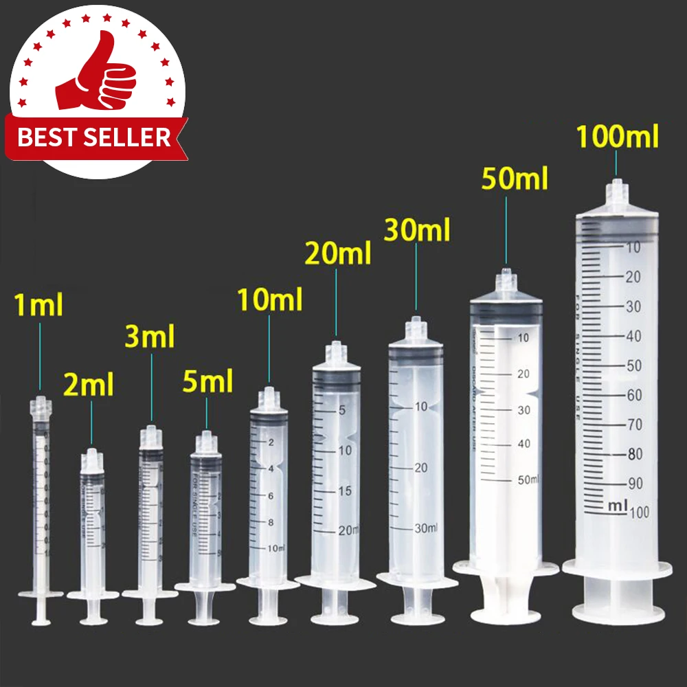 Universal Syringe Two Part Epoxy Precision Manual Liquid Glue Dispenser Ab Dental Silicone 50Ml Dispensing Gun