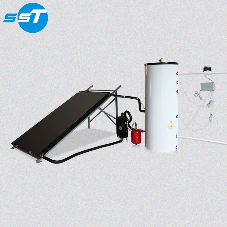Central heating solar water heater