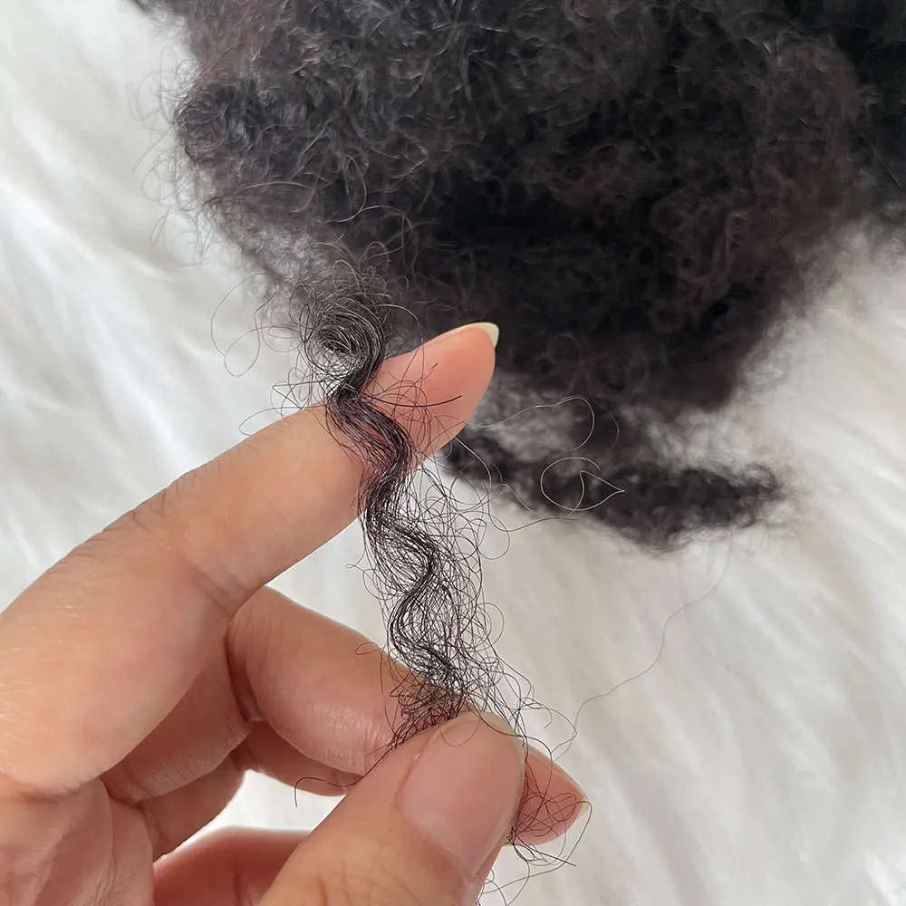 Wholesale Cheap 100% Nature Human Hiar 30g 50g Black Color Afro Kinky Bulk Braiding Hair For Dreadlock Hair Extensions