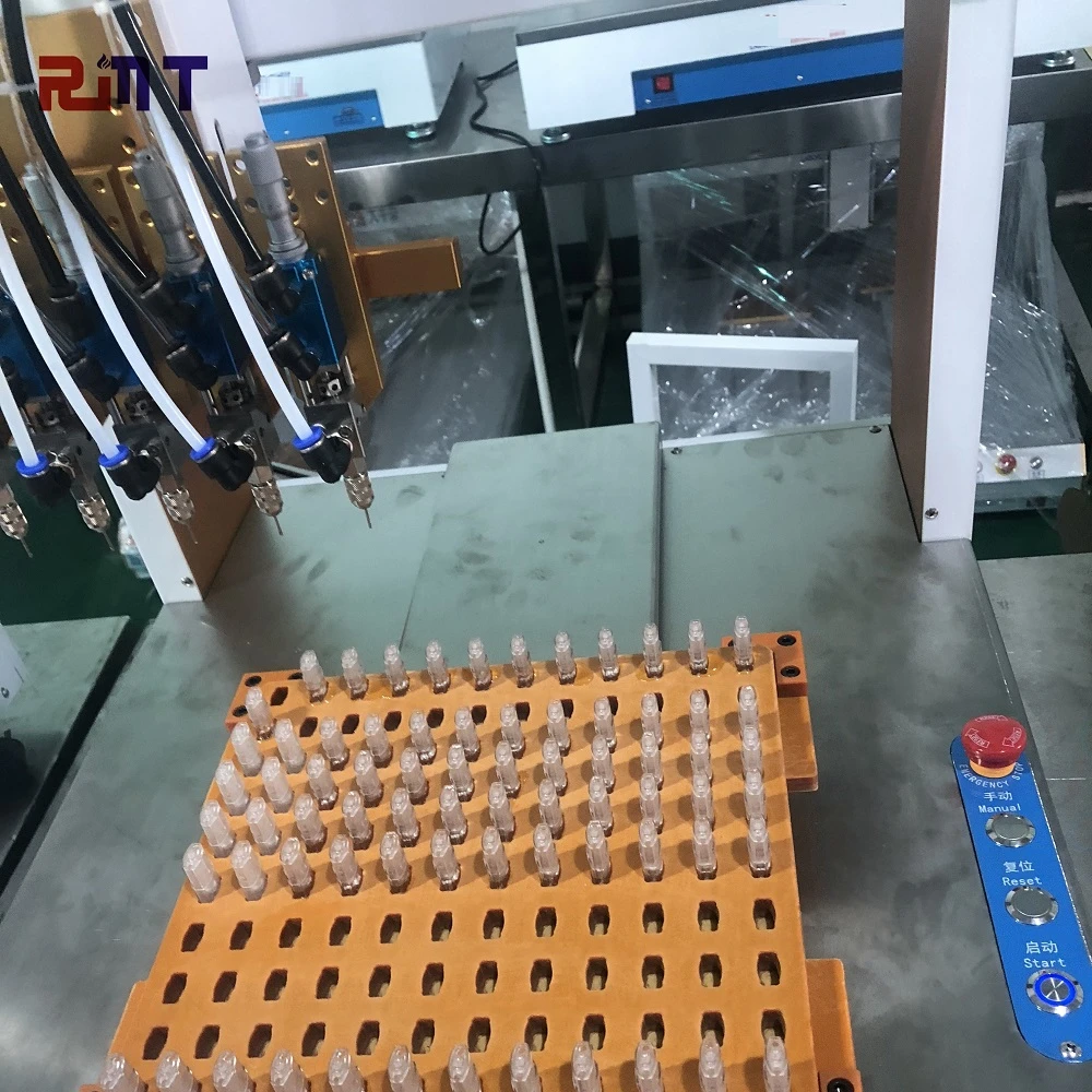 
Stable Double Pathway Semi-Automatic CBD Oil Cartridge Filling Machine with Factory Price for Sale 