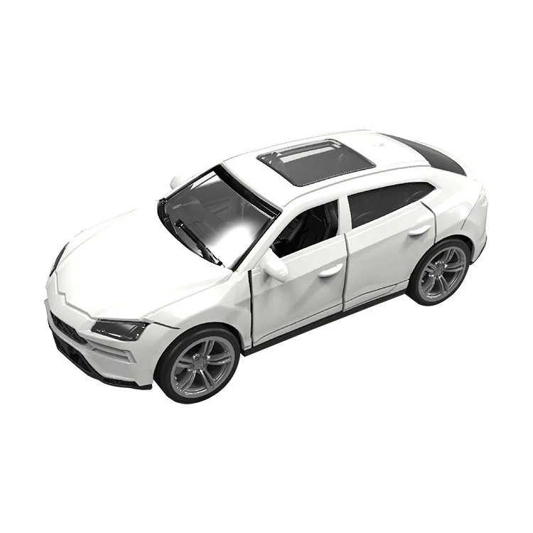 two color metal toy car 1:32 scale die cast mini toy car can open the door alloy toy car