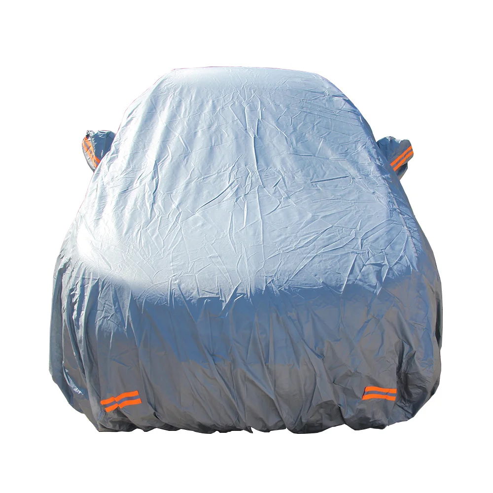 Универсальный полностью растягивающийся автомобильный чехол, водонепроницаемый пыленепроницаемый чехол для снега 125 г PEVA с хлопком подходит для любой погоды для автомобиля и внедорожника