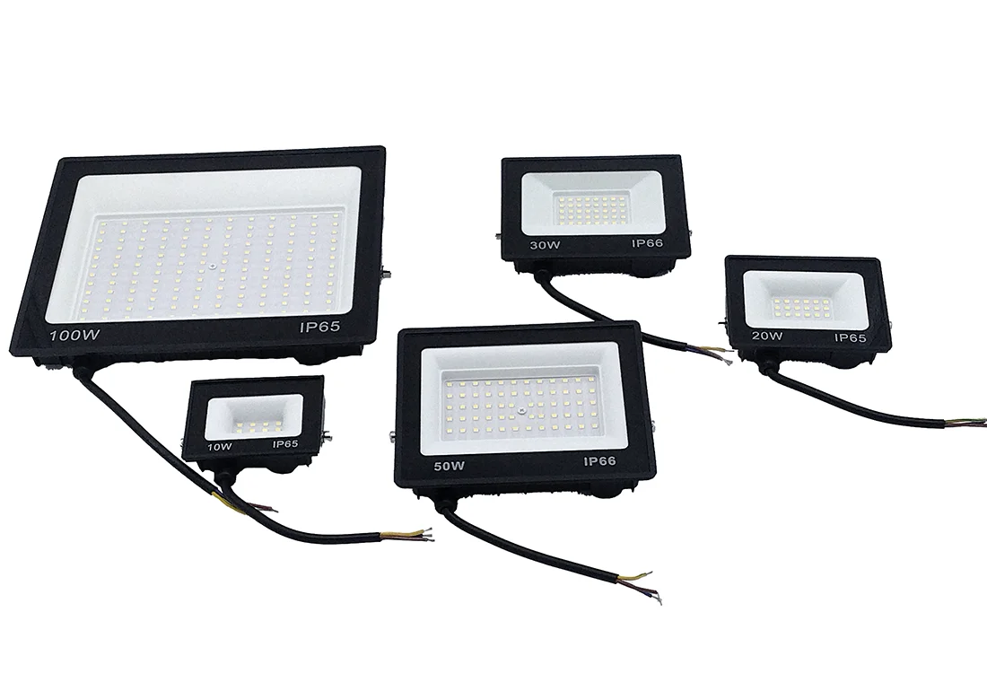 Waterproof IP66 Flood light Factory direct 50W 100W low price high quality Led Flood light for outdoor garden factory warehouse