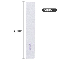Wholesale Sandpaper Custom 100/180 Nail File Emery Board Grit Private Label Zebra Nail File